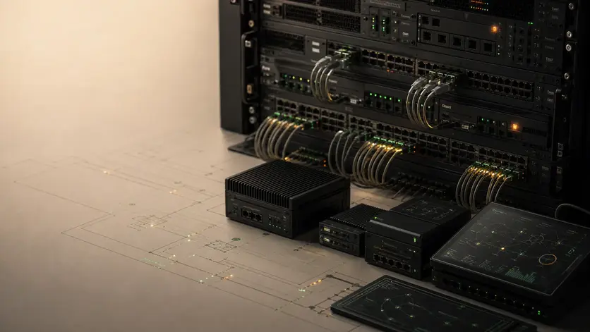 Secure infrastructure hardware with network topology and operations telemetry